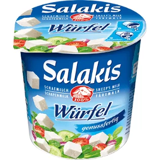 Salakis genussfertige Würfel